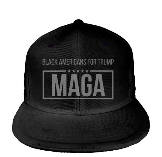 Black Americans for Trump Trucker Hat (Black/Gray)