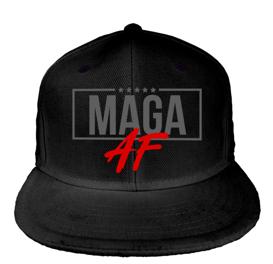 MAGA AF Trucker Hat (Gray/Red)