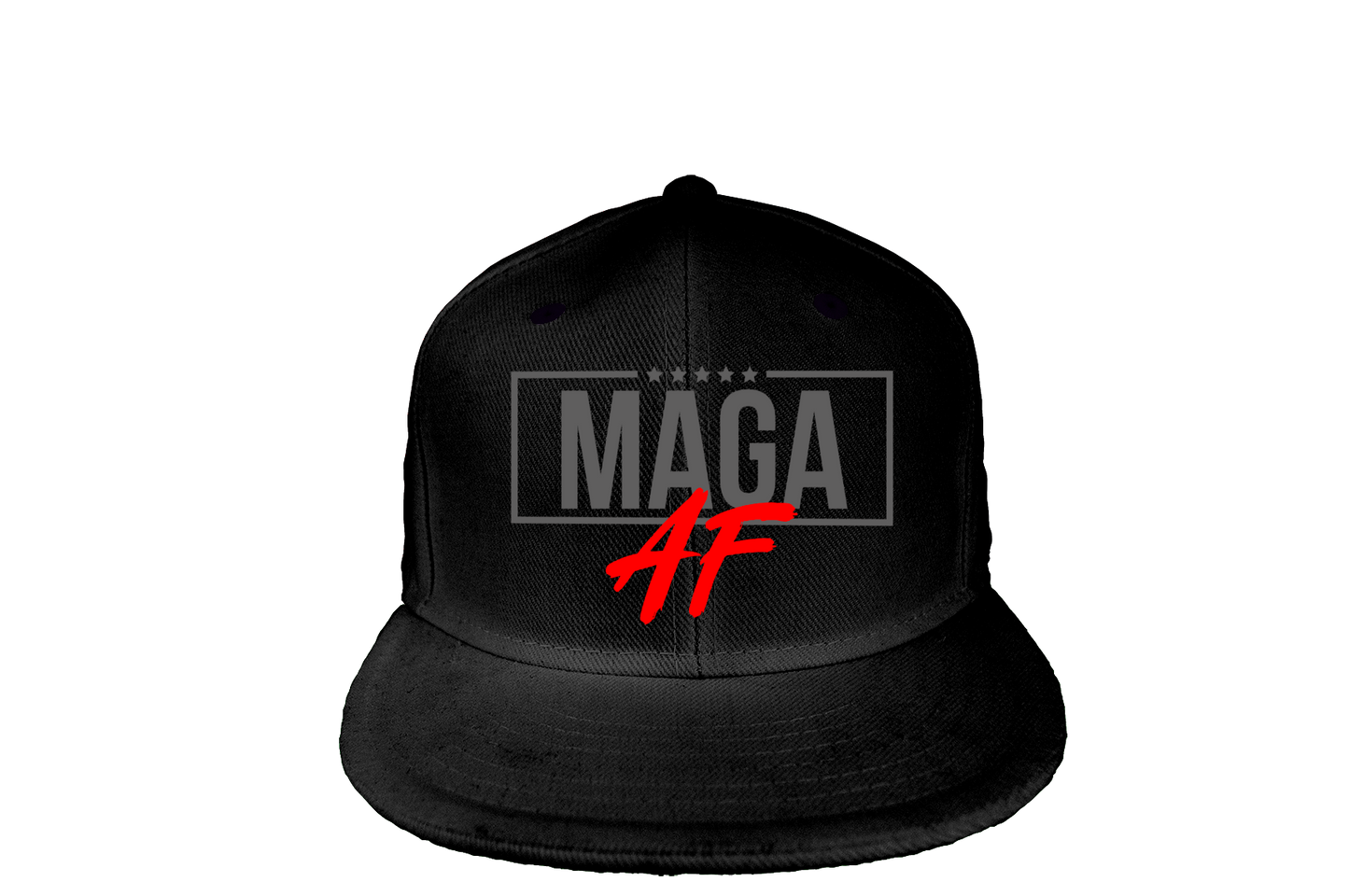 MAGA AF Trucker Hat (Gray/Red)