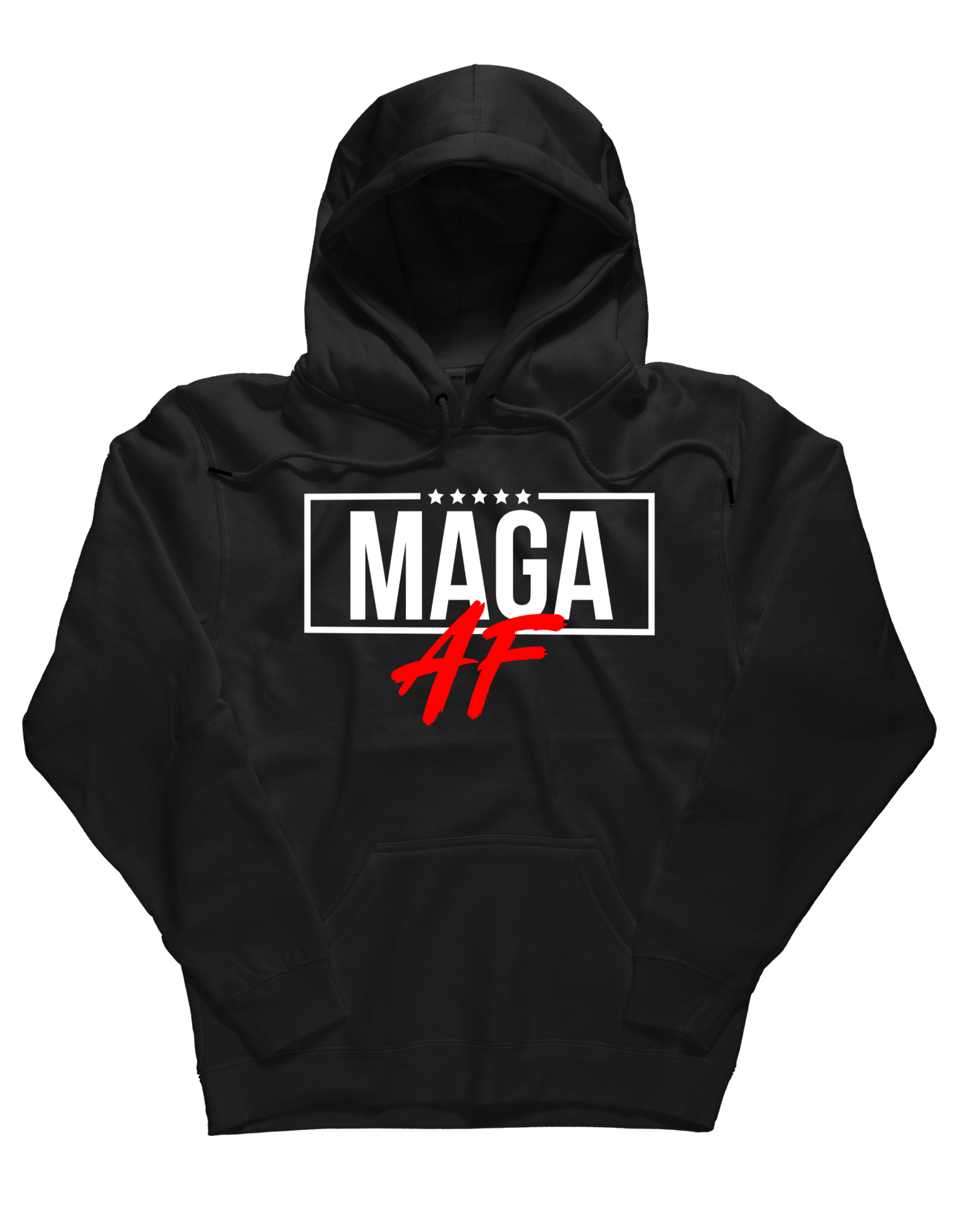 MAGA AF Hoodie (Black/Red)